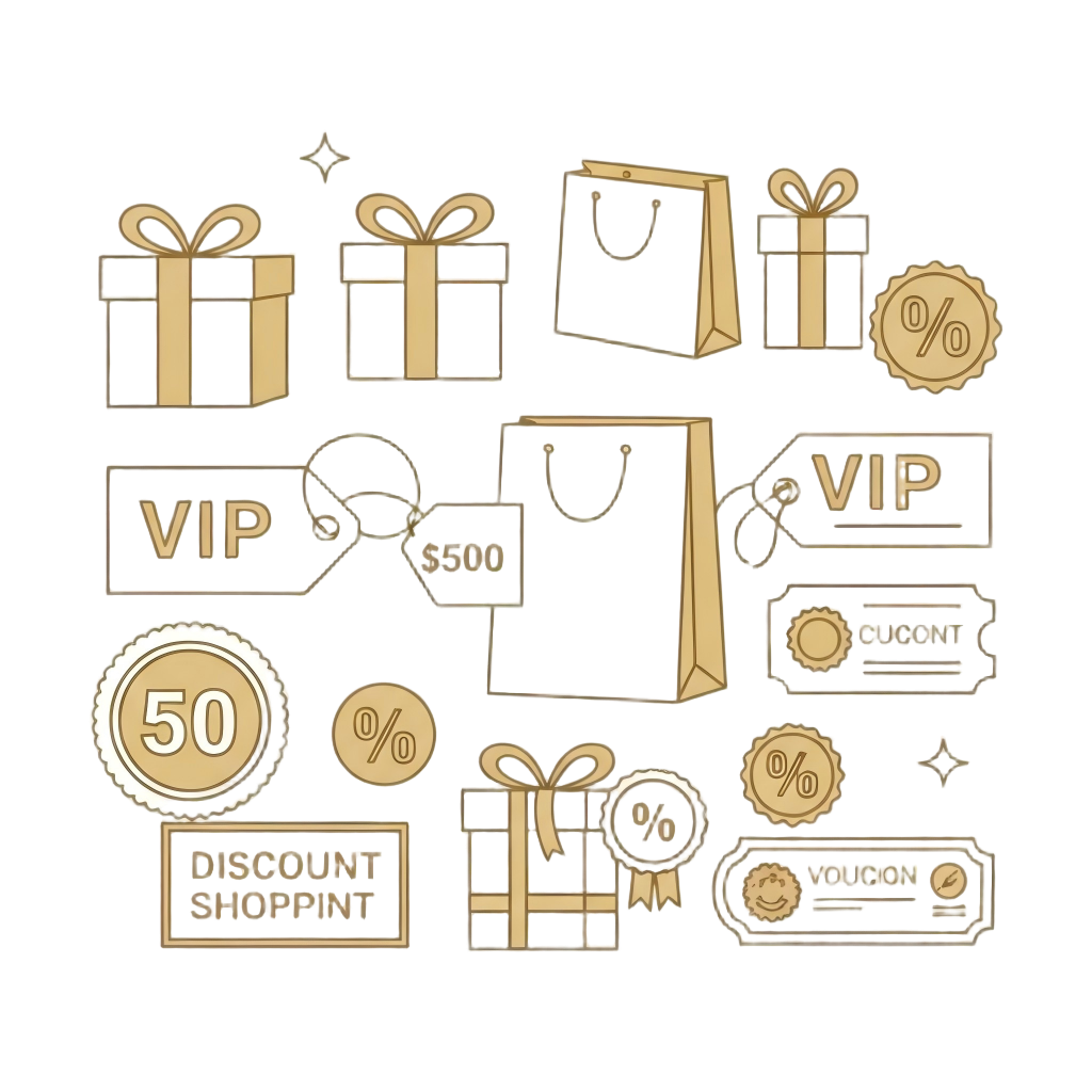VIP perks and discounts